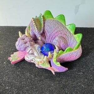 "Snoozy" figurine from The Franklin Mint's Mood Dragons collection